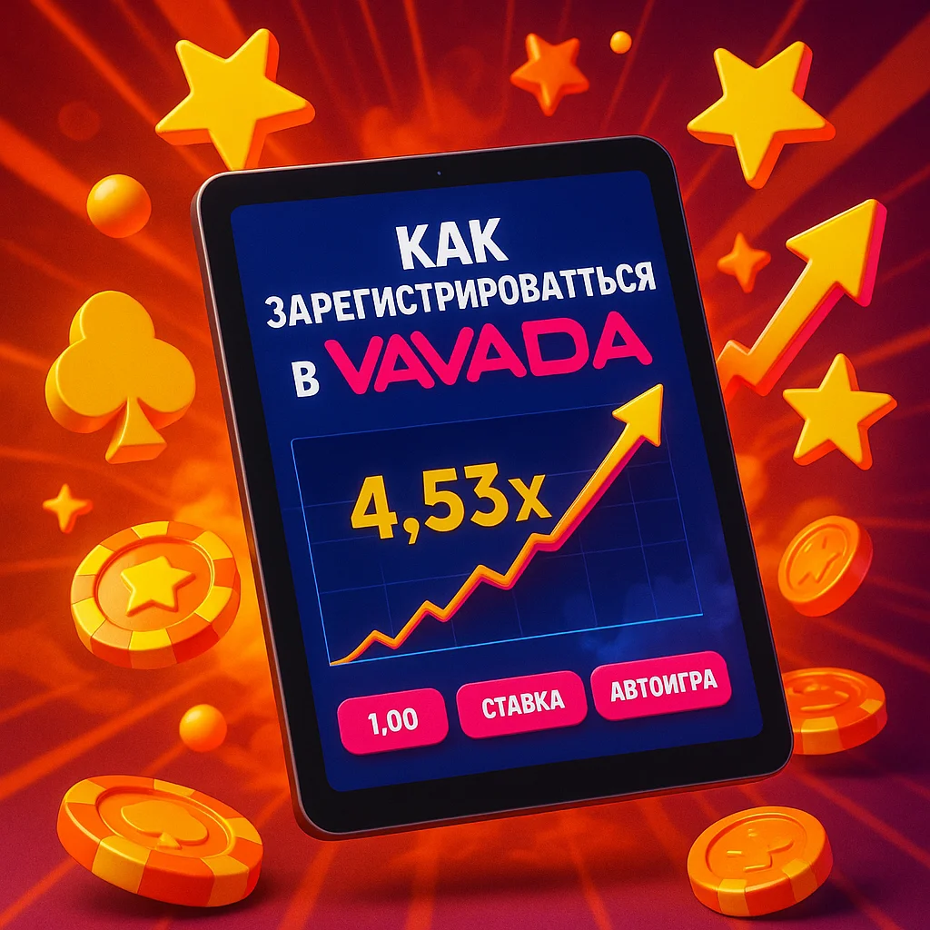 Как зарегистрироваться в Vavada?